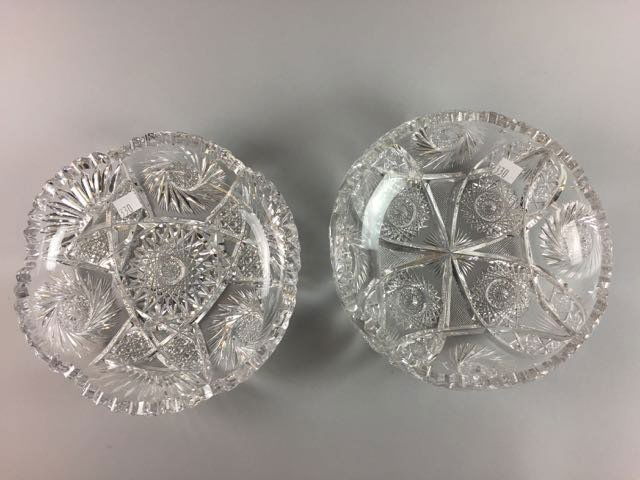 2 Piece Cut Glass Lot (1 of 5)