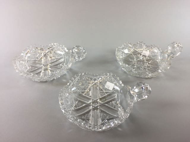 3 Piece Cut Glass Lot (1 of 3)