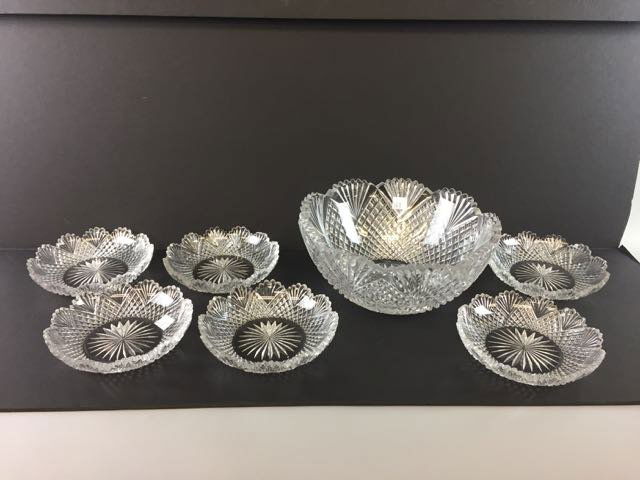 Cut Glass Berry Set (1 of 5)