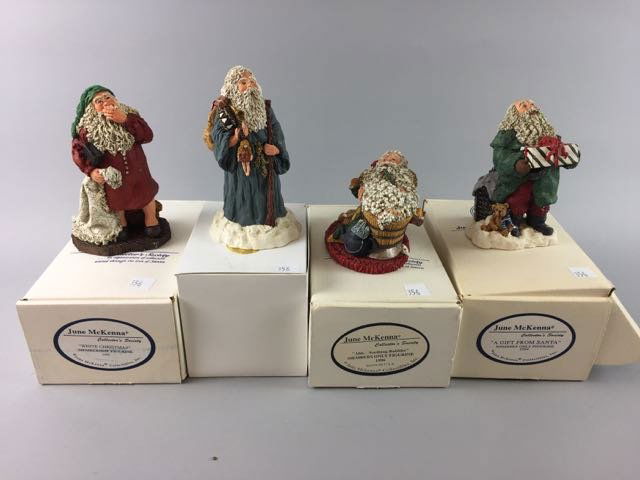 4 June McKenna Figures, Collector Santa (1 of 5)