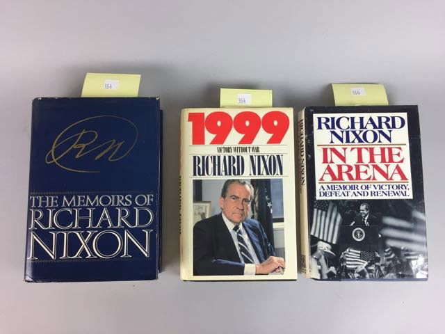 3 Hardback Nixon Autographed Books (1 of 9)