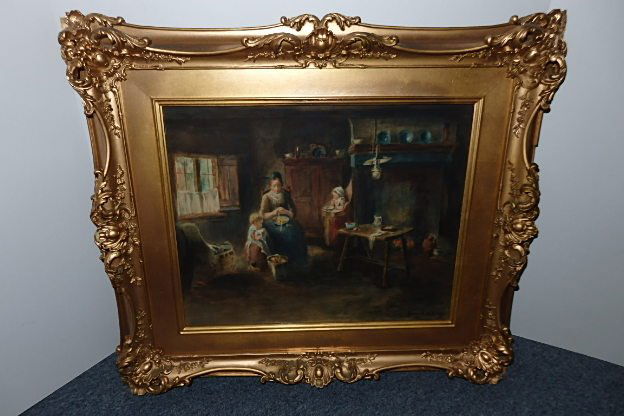 Early Framed Colorful Print (1 of 6)