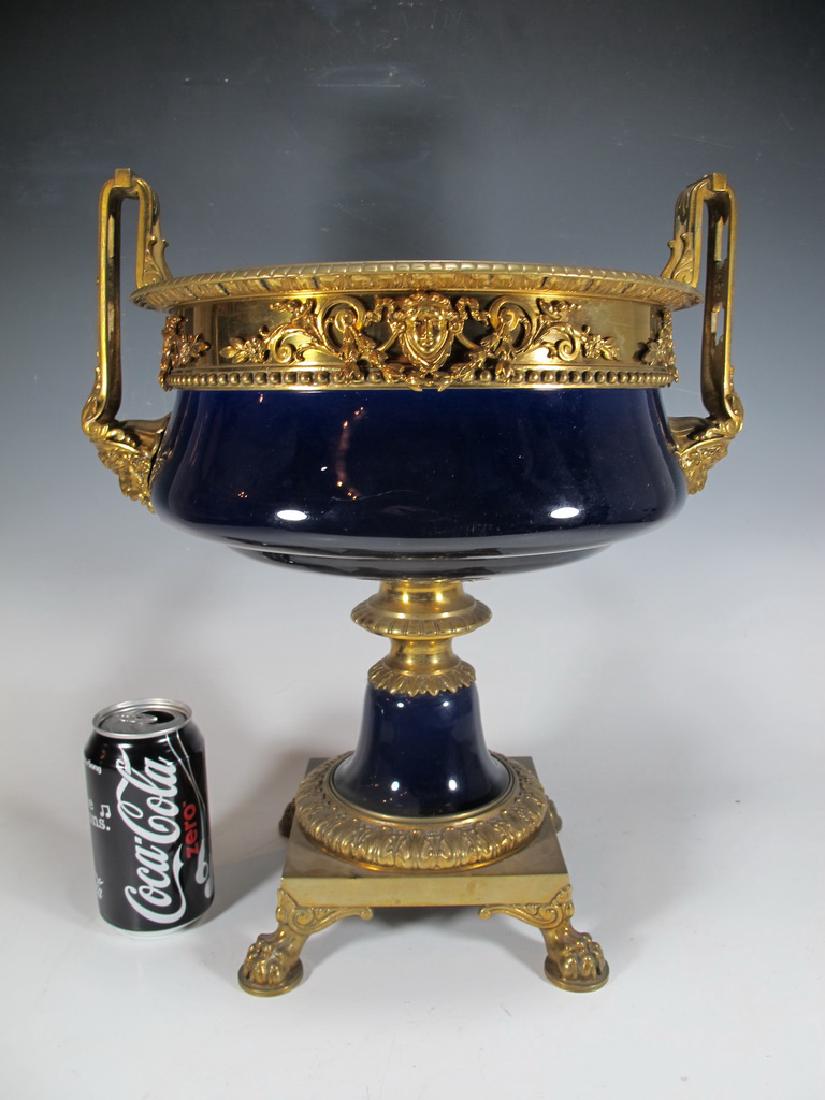 Antique French bronze & blue porcelain centerpiece Mar 21, 2017 Antiques Show in FL