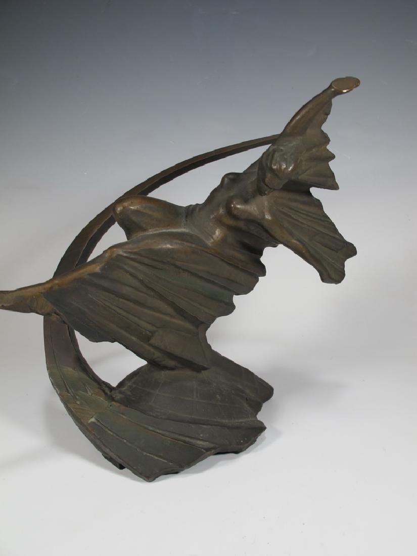 Antique Russian bronze sculpture, signed (1 of 7)