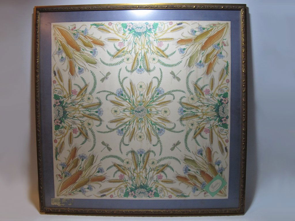 1970’s Gucci V. Accornero framed scarf (1 of 7)