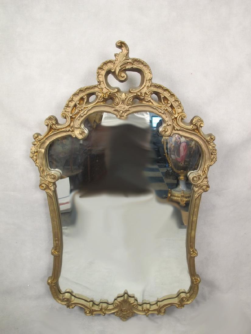 Vintage gilt composition wall mirror (1 of 5)