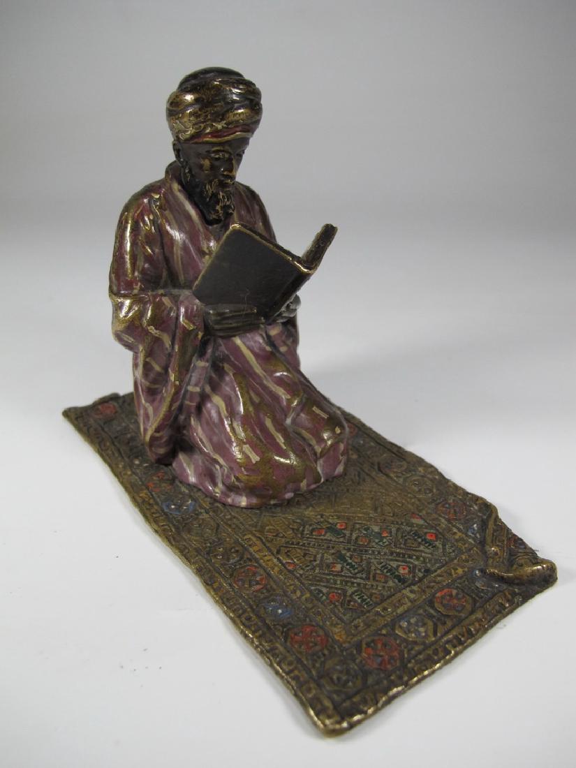 Franz BERGMAN (1898-1963) Orientalist bronze man (1 of 7)