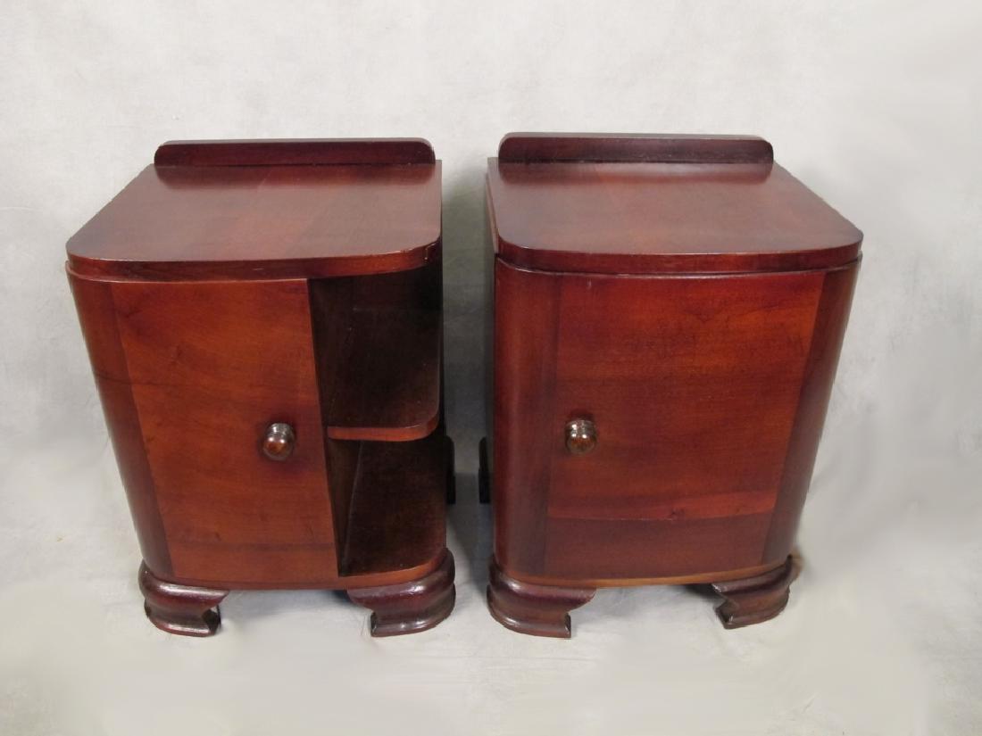 French Art Deco pair of nightstands (1 of 7)