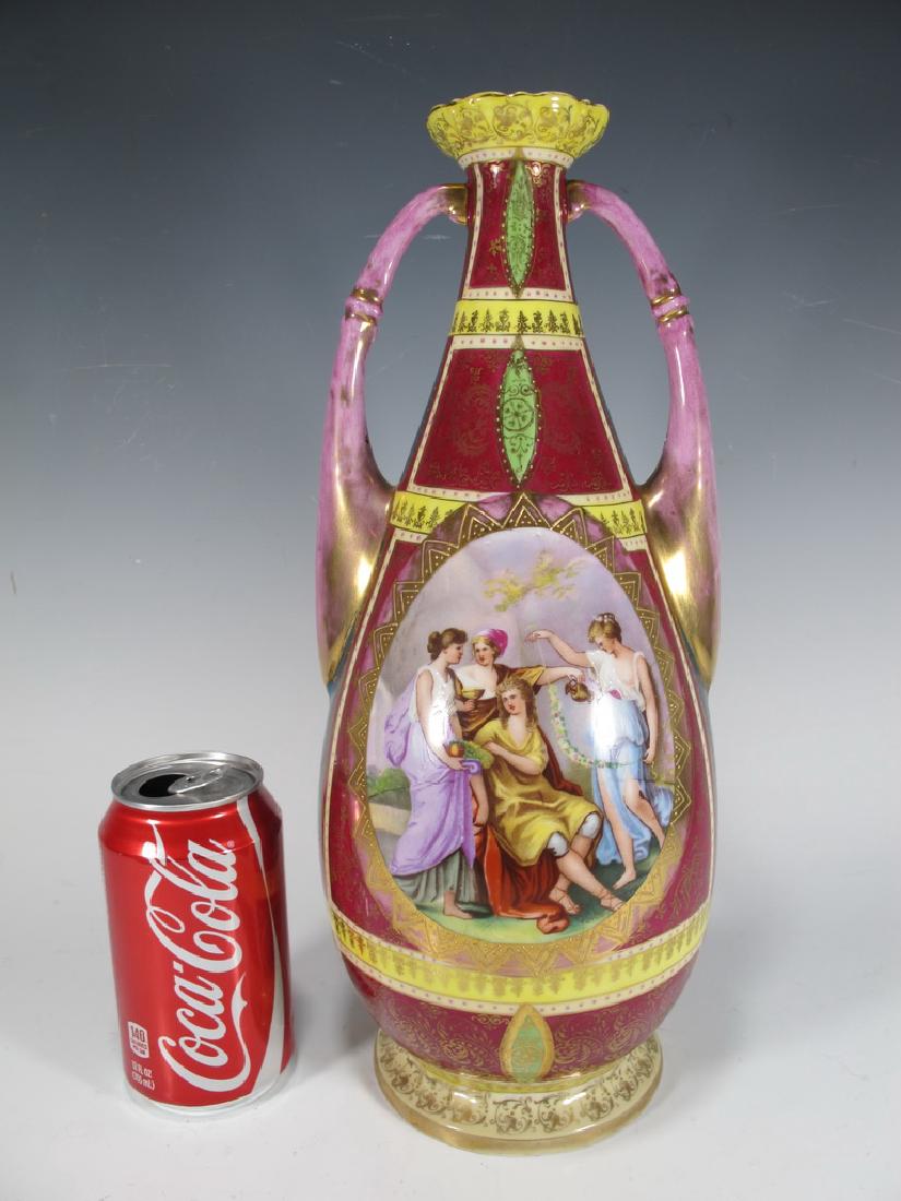 Antique Vienna porcelain vase (1 of 8)