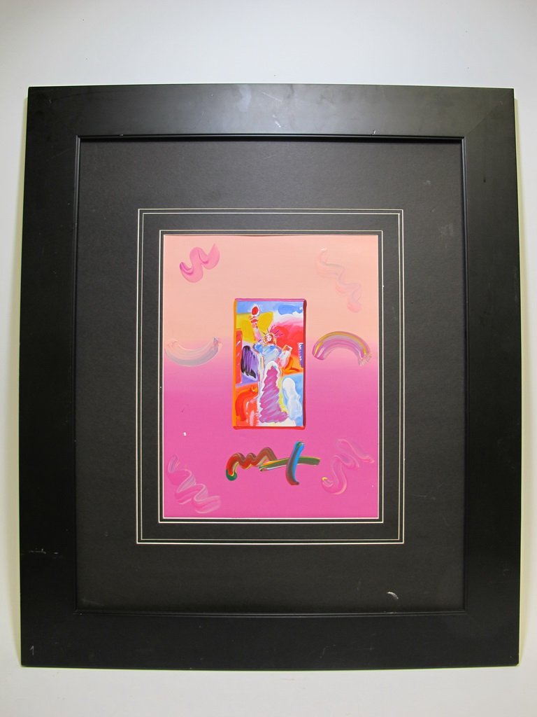 Peter MAX (1937) painting, signed (1 of 5)