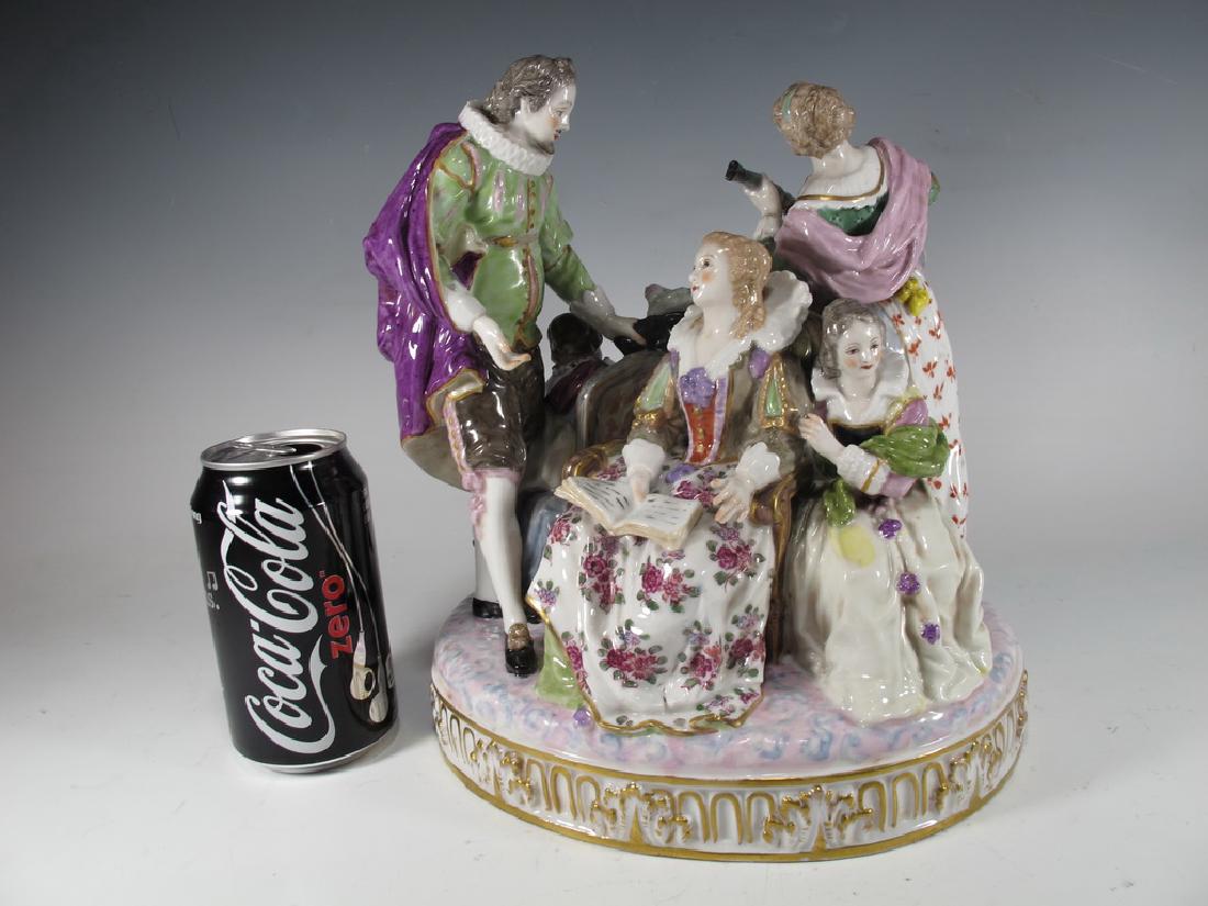 Antique German porcelain group statue (1 of 7)