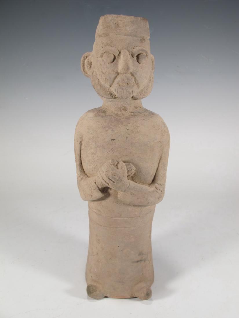 Antique probably Asian ceramic sculpture (1 of 7)