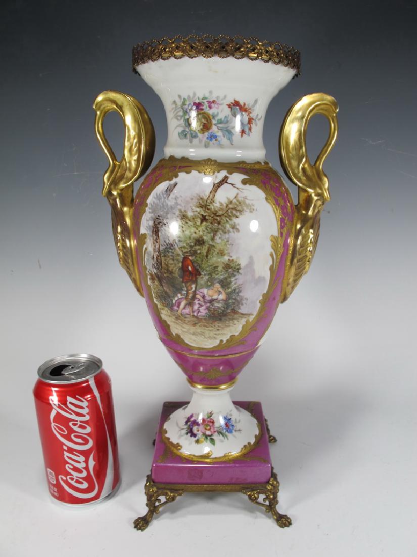 Antique Limoges porcelain urn (1 of 10)