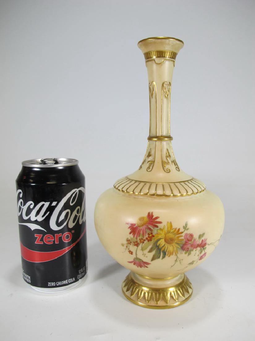 Antique Royal Worcester porcelain flower vase (1 of 6)