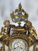 Antique French bronze & porcelain clock set - 3