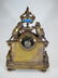 Antique French bronze & porcelain clock set - 9