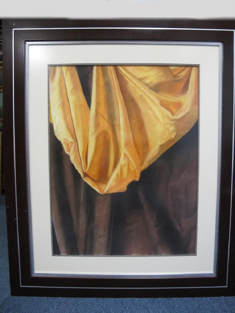 Modern pastel painting, signed Clavdio Cravo (1 of 3)