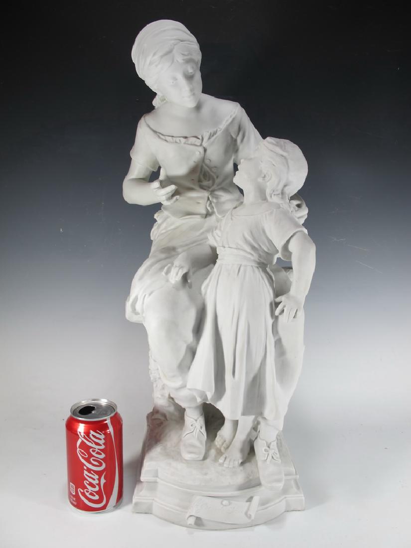 Auguste MOREAU (1834-1917) La Grande Soeur bisque (1 of 10)