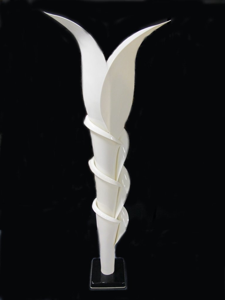 Rougier modern floor lamp: Rougier modern floor lamp. 69 1/4” H x 25” W x 13 1/4” D. Shipping in USA or International please contact James Lawrence from the local UPS Store: 954-463-0444, FloridaUPS@gmail.com