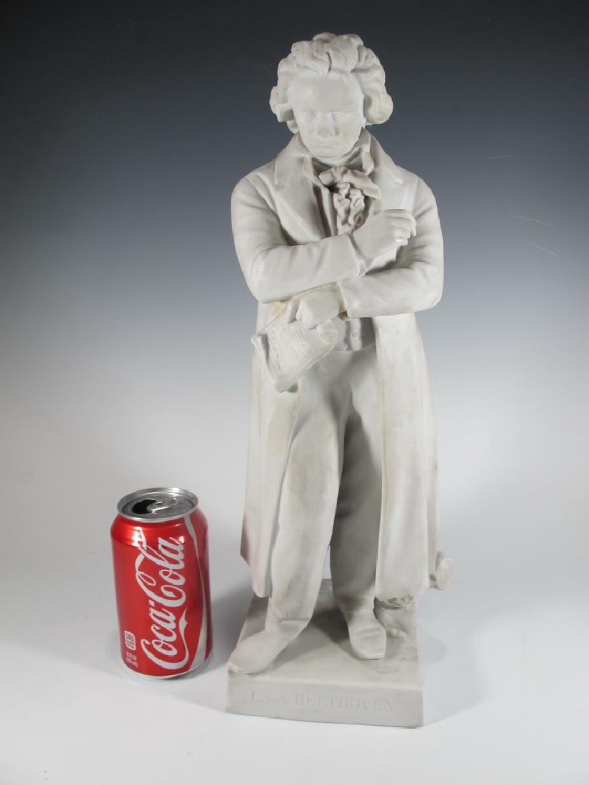 Antique European Beethoven bisque statue (1 of 10)