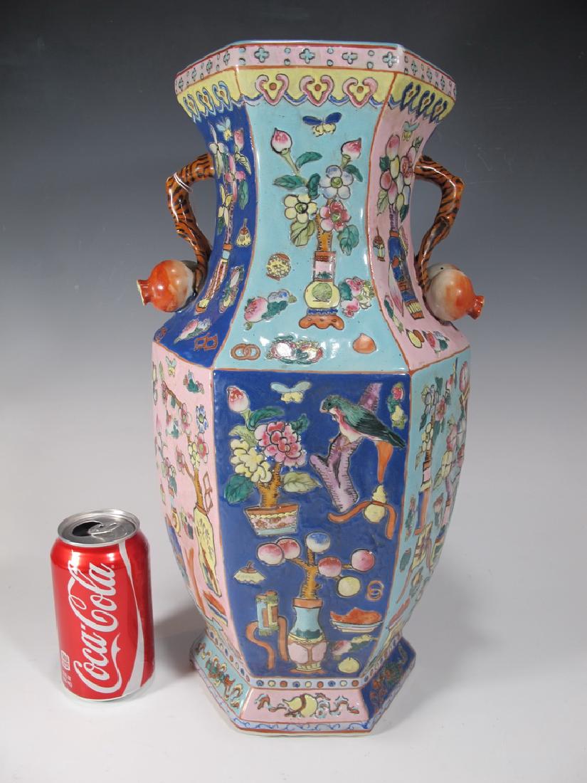 Antique Chinese late 19th C porcelain vase (1 of 9)