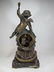 19th C French bronze & marble mantel clock - 5