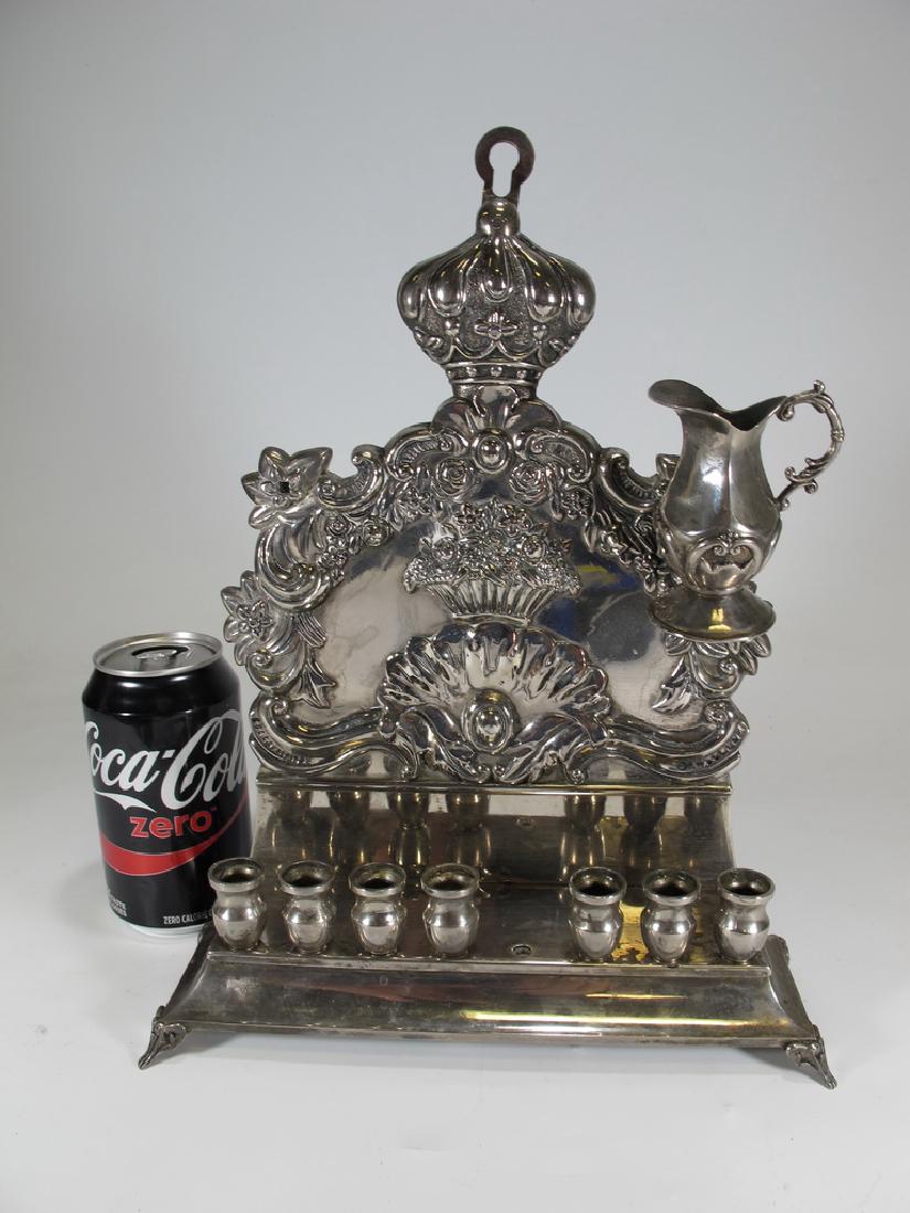 Antique European silverplate religious piece (1 of 7)