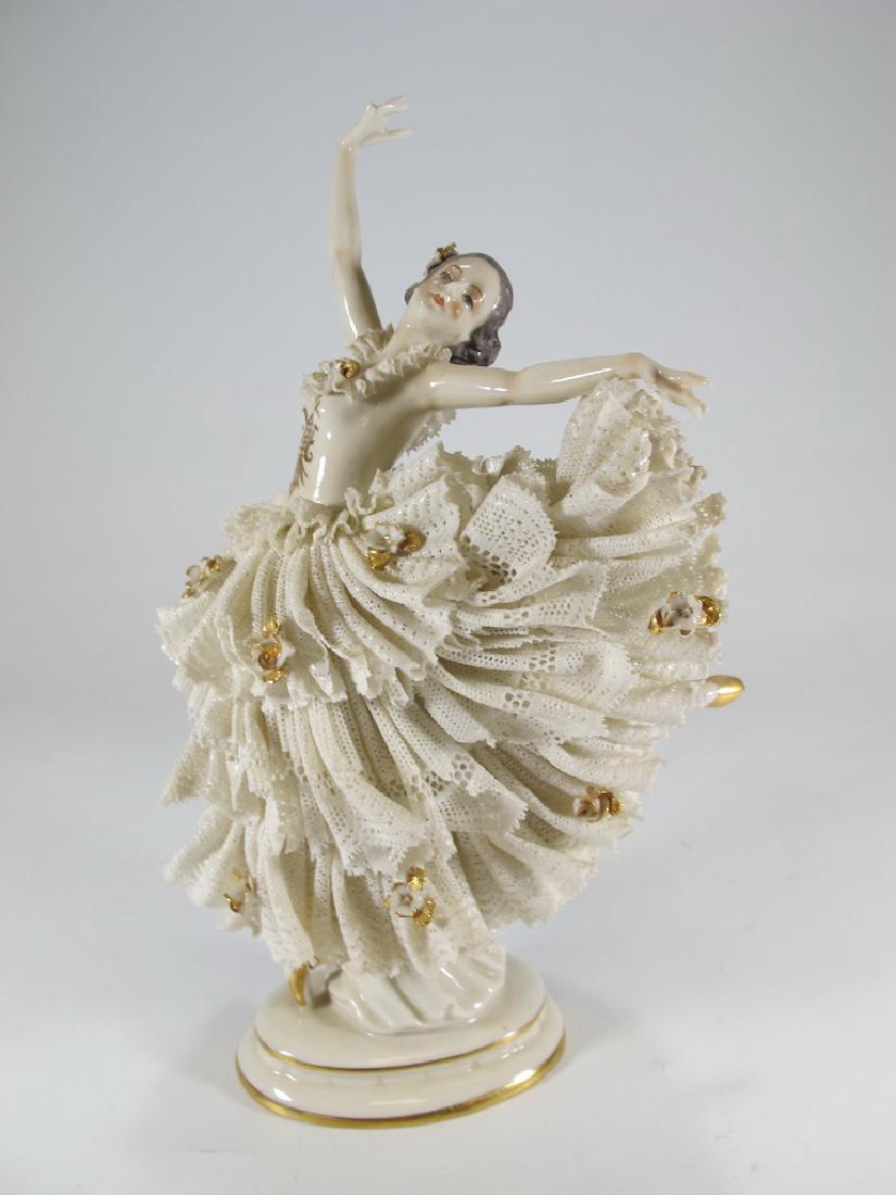 Antique German porcelain ballerina