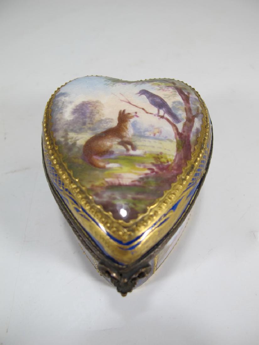 Antique French Sevres miniature porcelain box (1 of 7)