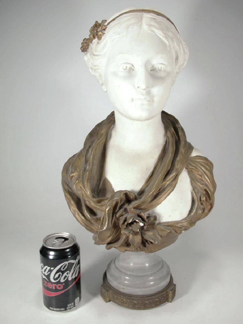 Jean Louis GREGOIRE (1840-1890) bisque bust (1 of 8)