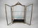 Antique French bronze & glass miniature vitrine - 4
