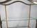 Antique French bronze & glass miniature vitrine - 6