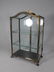 Antique French bronze & glass miniature vitrine - 8