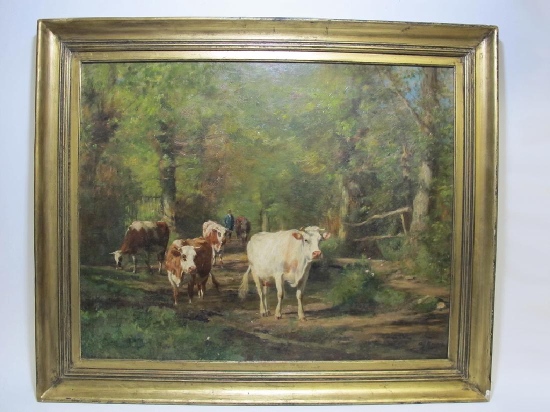 Adolphe Charles MARAIS (1856-1940) oil on canvas (1 of 4)