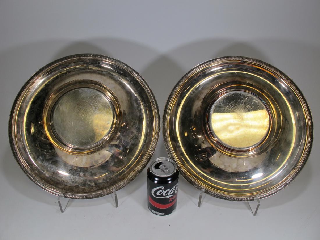 Pair of French Christofle silverplate service pieces (1 of 5)