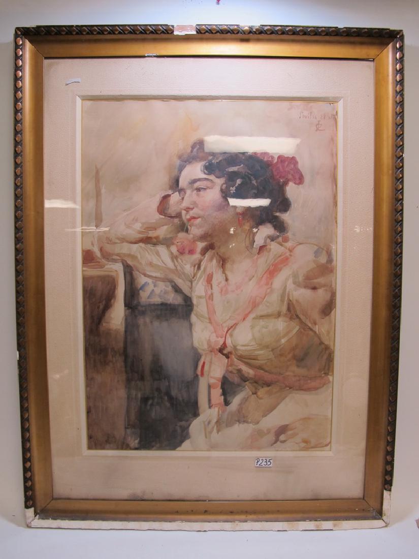 Camillo INNOCENTI (1871-1961) Italian watercolor (1 of 7)