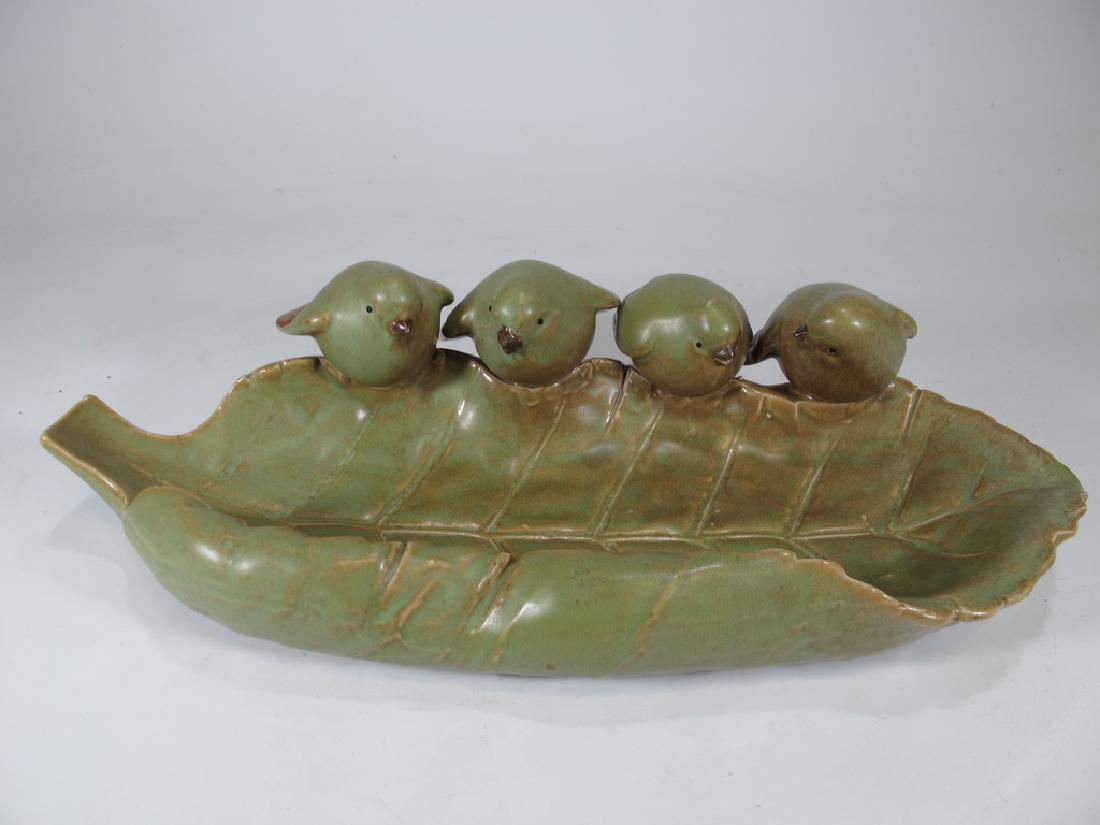 Vintage Ceramic birds aspargus tray (1 of 7)