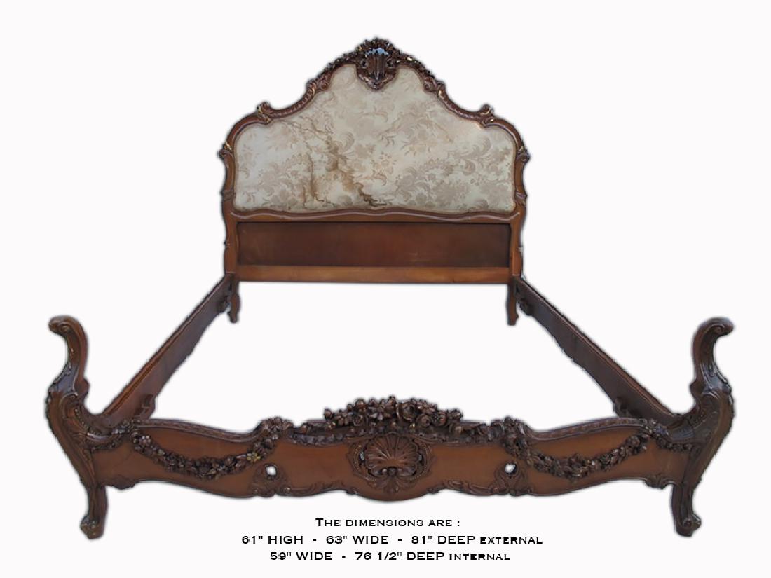Amazing old French Louis XV full bed (1 of 7)