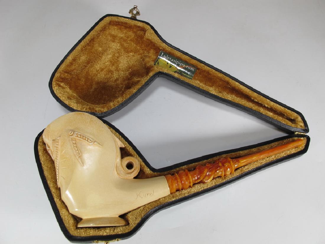 Never used Masonic Meerschaum pipe by Kural (1 of 7)