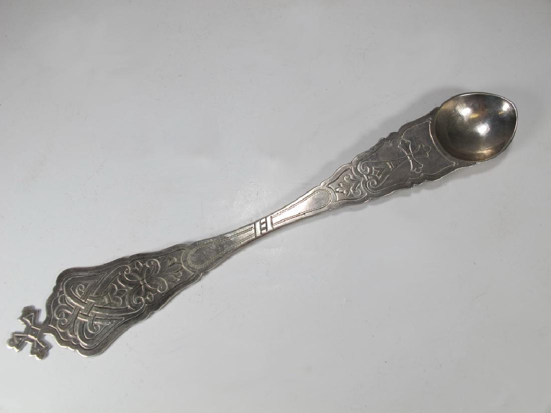 Orthodox Christian Russian Ritual 84 silver spoon (1 of 5)