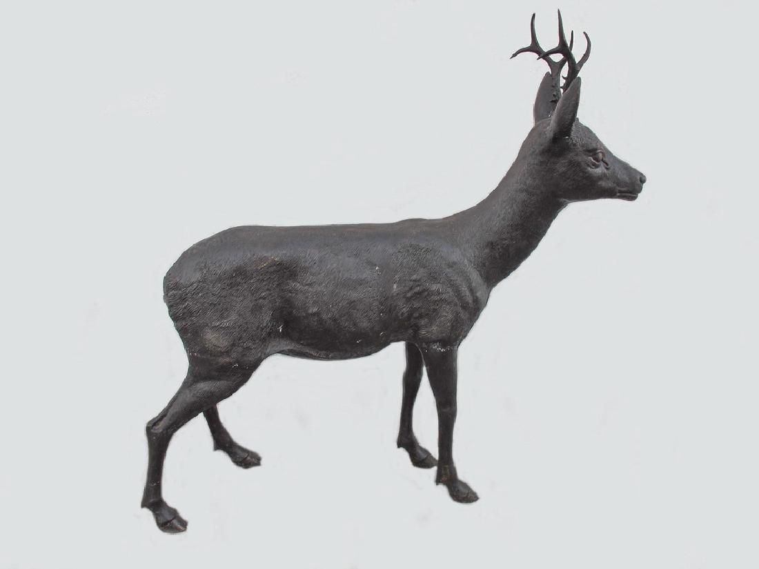 Huge bronze deer sculpture (1 of 6)