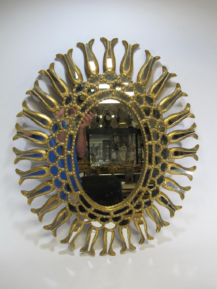 Vintage Italian gilt wood mirror (1 of 5)