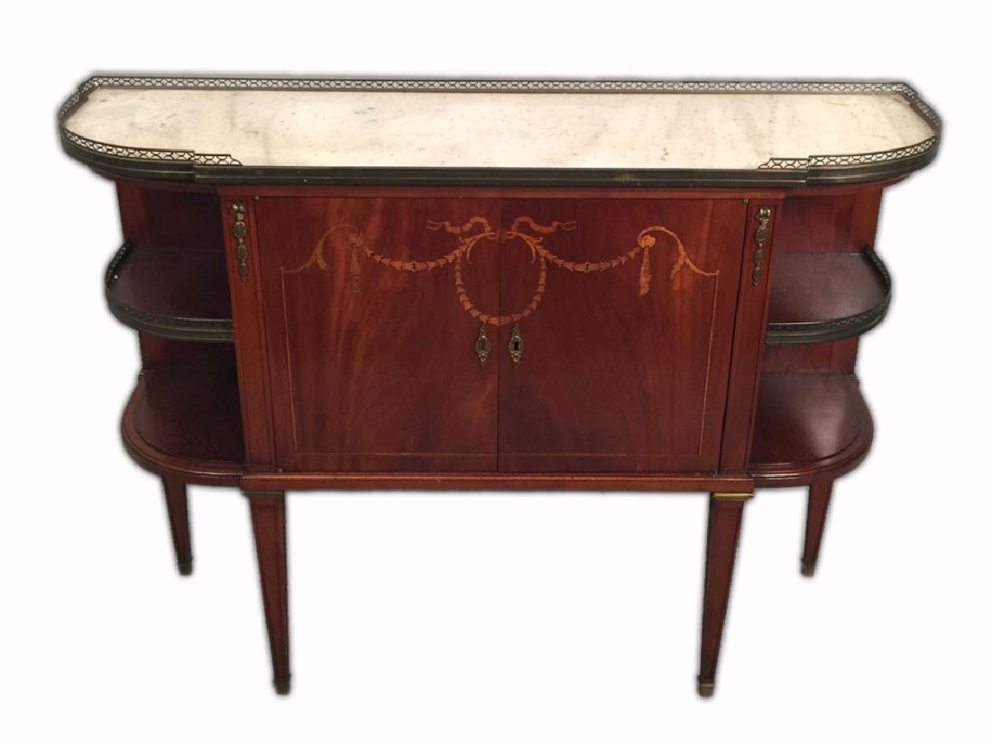 Antique French Louis XVI inlaid cabinet (1 of 5)