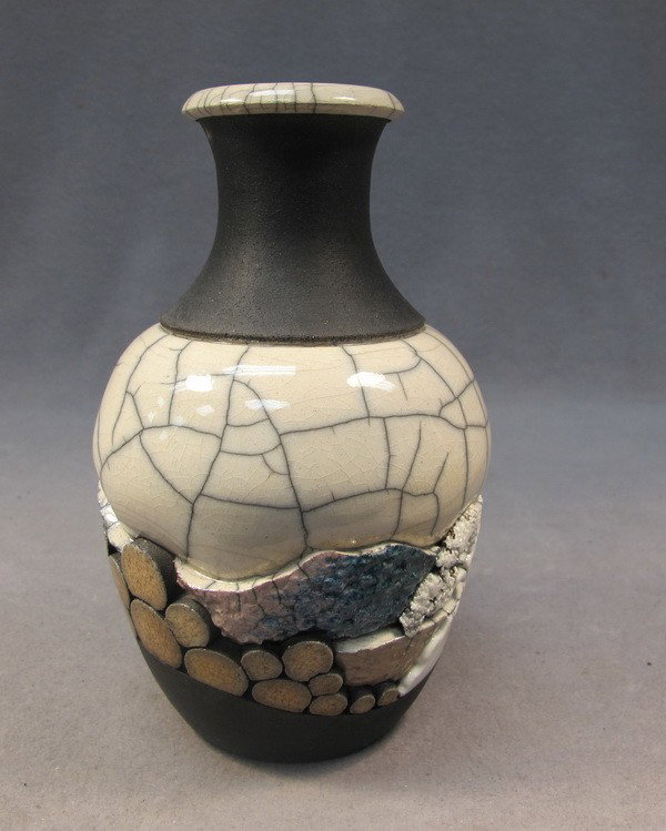 European ceramic vase, Herb 88: European ceramic vase, signed: Herb 88. 7 3/4'' H. Shipping in USA is $ 30.00.