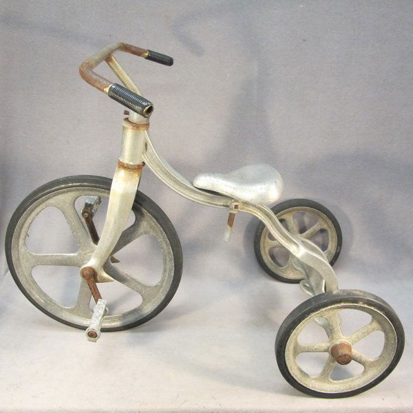 216 Anthony Bros vintage aluminum tricycle
