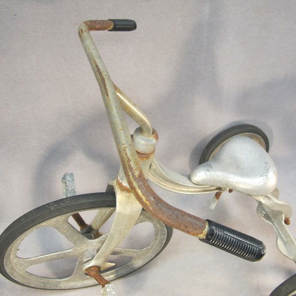 216 Anthony Bros vintage aluminum tricycle Lot 216