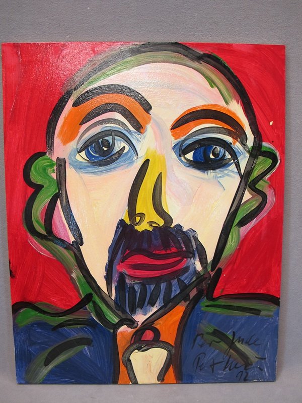 Peter KEIL (1942) oil on canvas painting: Peter KEIL (1942) oil on canvas painting, signed. 30" H x 24” W. Shipping in USA is $ 55.00. USA or International bidders ask for shipping before bid.