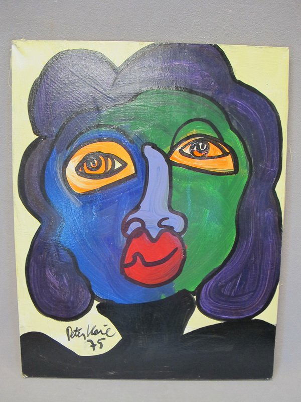 Peter KEIL (1942) oil on canvas painting: Peter KEIL (1942) oil on canvas painting. 28" H x 21 1/2” W. Shipping in USA is $ 55.00. USA or International bidders ask for shipping before bid.