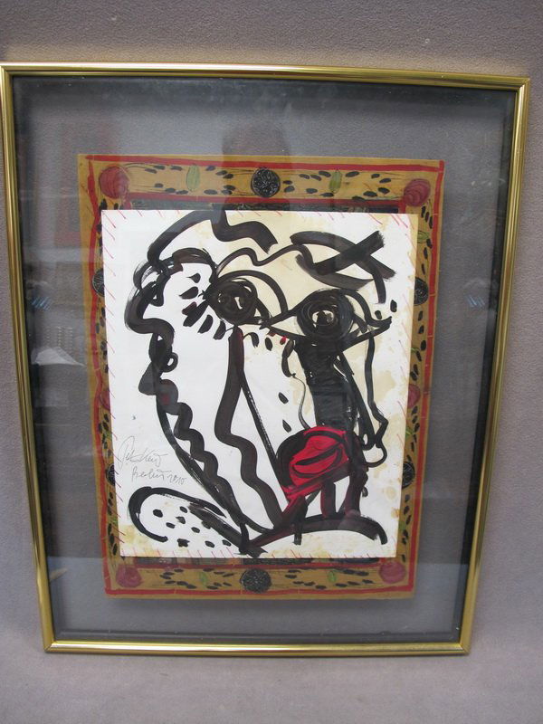 Peter KEIL (1942) oil on paper painting: Peter KEIL (1942) oil on paper painting, signed. 22" H x 16” W unframed. Shipping in USA is $ 50.00. USA or International bidders ask for shipping before bid.