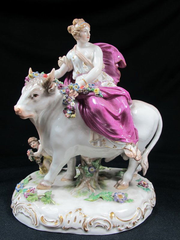 German Meissen porcelain statue